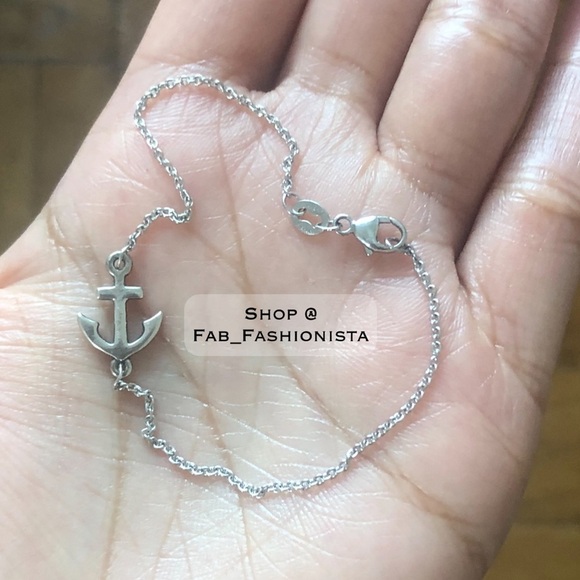 James Avery Anchor Bracelet Sterling Silver Retired Rare - Picture 6 of 16